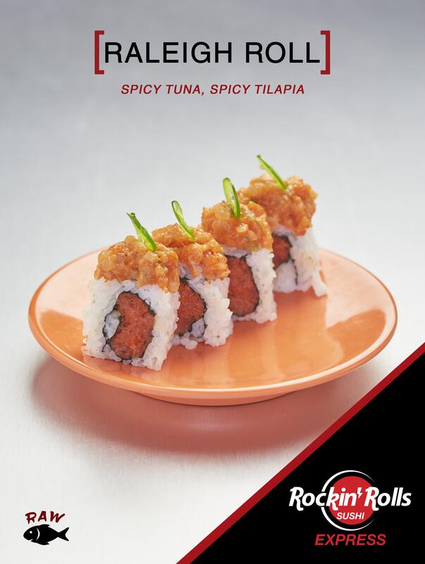Raleigh Roll Raw Spicy